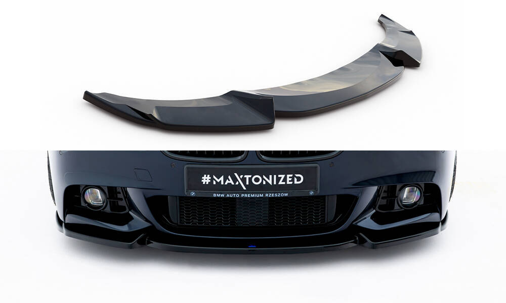Maxton Design BMW 5 Series F10 MSport Front Splitter V3 - Gloss (2010-2017) 6 Maxton Design BMW 5 Series F10 MSport Front Splitter V3 - Gloss (2010-2017) - Image 6