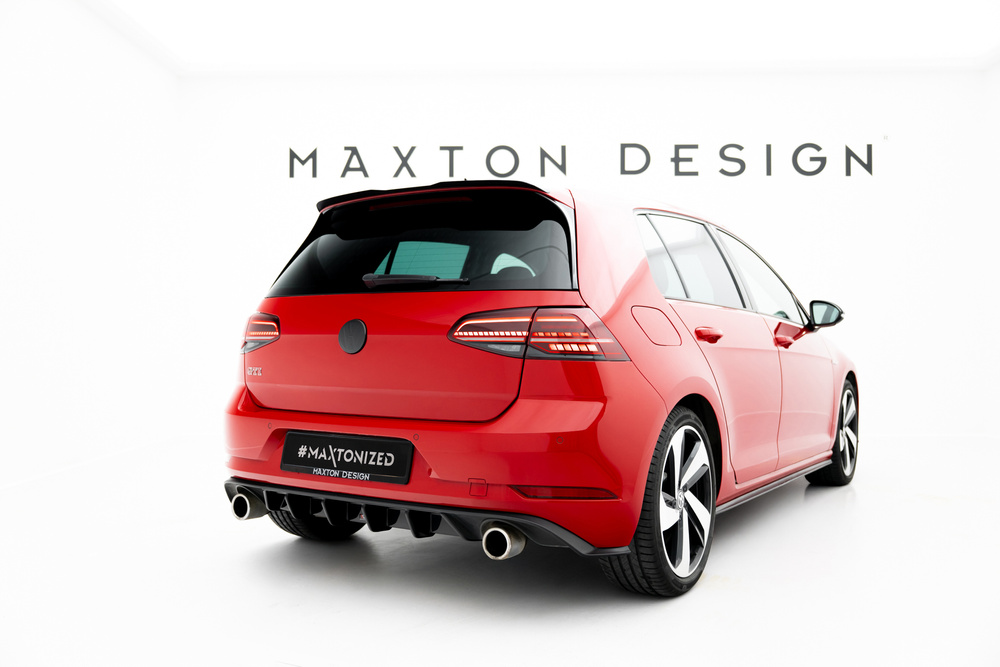 Maxton Design VW Golf 7.5 GTi Rear Valance - Gloss (Facelift Mk7 2016-2020) 1 Maxton Design VW Golf 7.5 GTi Rear Valance - Gloss (Facelift Mk7 2016-2020)