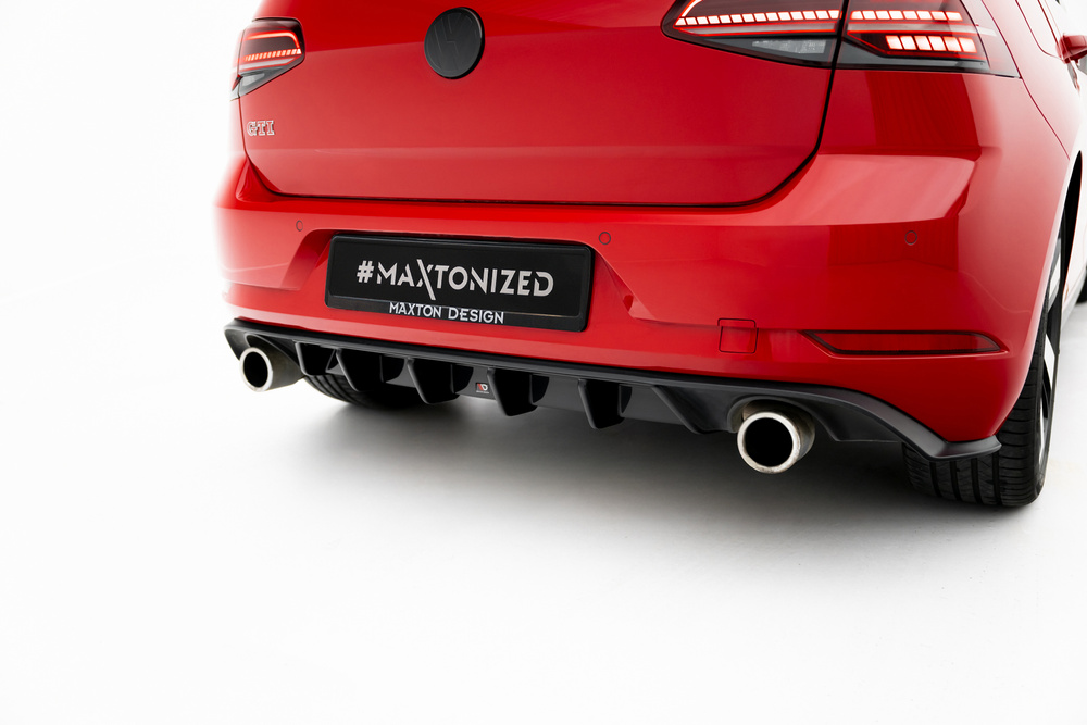Maxton Design VW Golf 7.5 GTi Rear Valance - Gloss (Facelift Mk7 2016-2020) 4 Maxton Design VW Golf 7.5 GTi Rear Valance - Gloss (Facelift Mk7 2016-2020) - Image 4