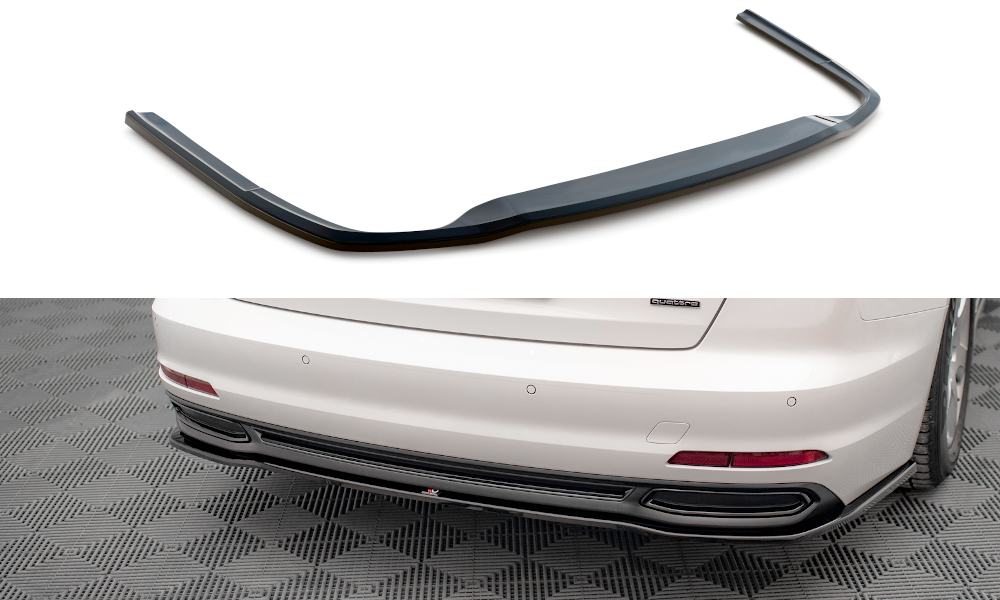 Maxton Design Audi A6 C8 Rear Lip - Gloss (SE 2018-2023) 2 Maxton Design Audi A6 C8 Rear Lip - Gloss (SE 2018-2023) - Image 2