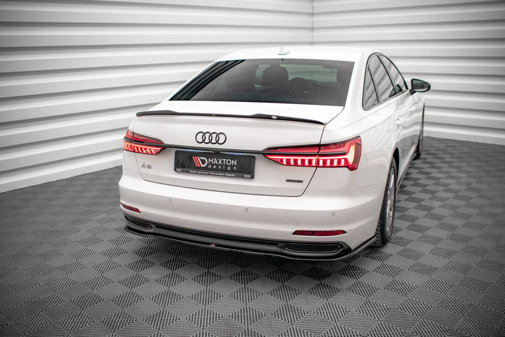 Maxton Design Audi A6 C8 Rear Lip - Gloss (SE 2018-2023) 1 Maxton Design Audi A6 C8 Rear Lip - Gloss (SE)