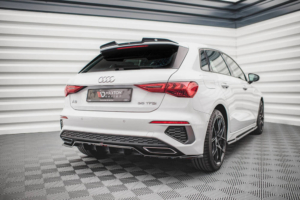 Maxton Design Audi A3 Sportback Rear Splitter - Gloss (8Y) 14 Maxton Design Audi A3 Sportback Rear Splitter - Gloss (8Y)