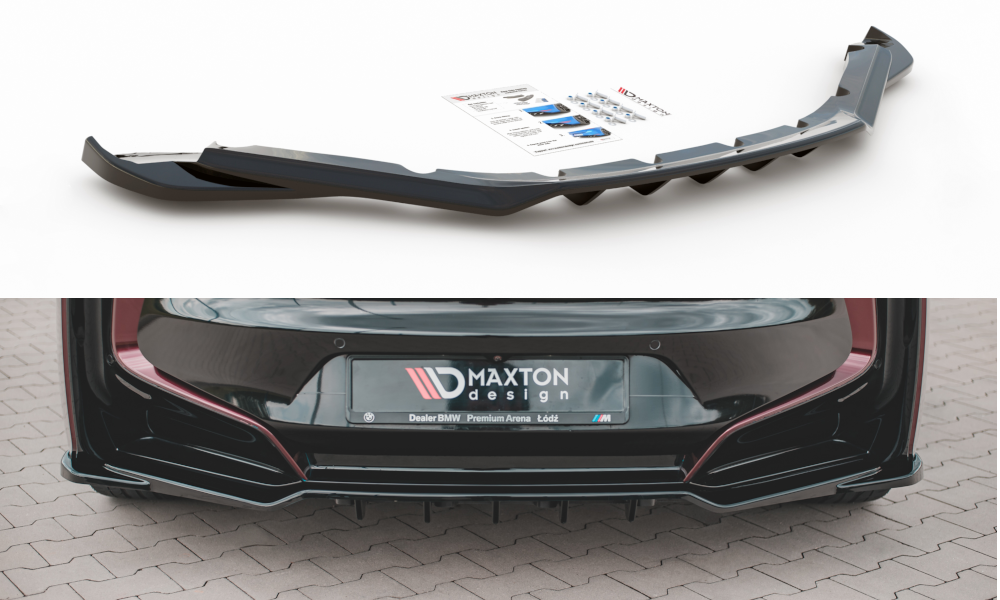 Maxton Design BMW i8 Rear Splitter - Gloss (2014-2020) 10 Maxton Design BMW i8 Rear Splitter - Gloss (2014-2020) - Image 10