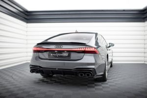 Maxton Design Audi A7 Sline Diffuser - Gloss Black Quad Exit (C8 2017-2025) 12 Maxton Design Audi A7 Sline Diffuser - Gloss Black Quad Exit (C8 2017-2025)