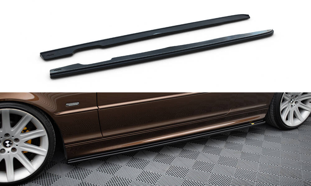 Maxton Design BMW 3 Series E46 MSport Side Skirt Extensions - Gloss (1998-2005) 6 Maxton Design BMW 3 Series E46 MSport Side Skirt Extensions - Gloss (1998-2005) - Image 6