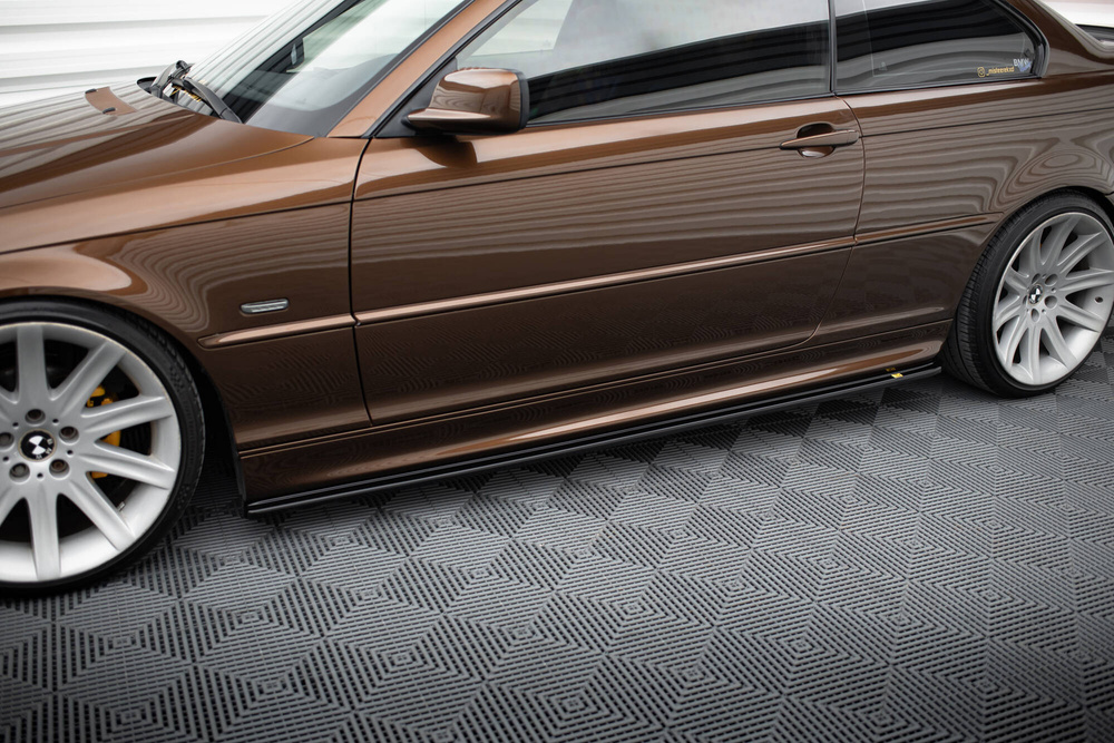 Maxton Design BMW 3 Series E46 MSport Side Skirt Extensions - Gloss (1998-2005) 1 BMW 3 Series E46 MSport Side Skirt