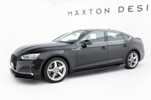 Maxton Design Audi A5 S-Line Sportback Side Skirt Extensions - Gloss (F5) (2017-2019)