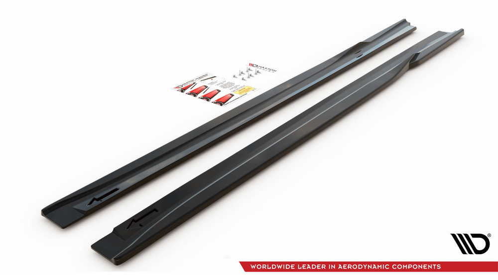 Maxton Design Hyundai i40 Side Skirt Extensions - Gloss (Mk1 2011-2014) 4 Maxton Design Hyundai i40 Side Skirt Extensions - Gloss (Mk1 2011-2014) - Image 4