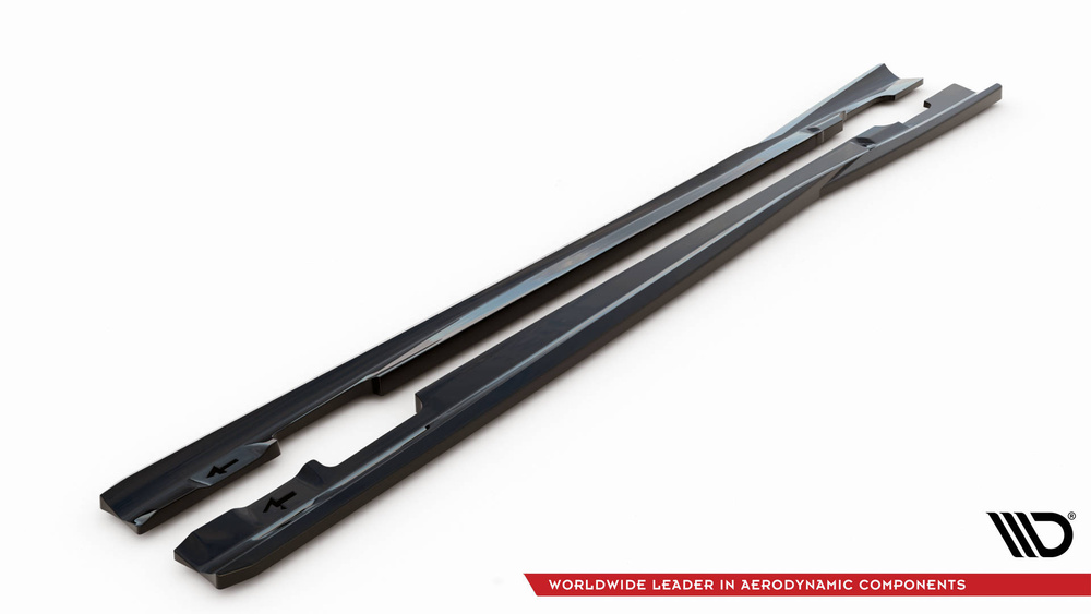 Maxton Design Mercedes C-Class AMG-Line Side Skirt Extensions - Gloss (Facelift W204 2007-2014) 5 Maxton Design Mercedes C-Class AMG-Line Side Skirt Extensions - Gloss (Facelift W204 2007-2014) - Image 5