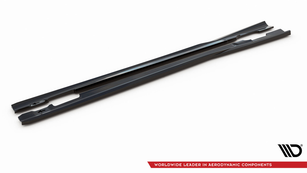 Maxton Design Mercedes C-Class AMG-Line Side Skirt Extensions - Gloss (Facelift W204 2007-2014) 4 Maxton Design Mercedes C-Class AMG-Line Side Skirt Extensions - Gloss (Facelift W204 2007-2014) - Image 4