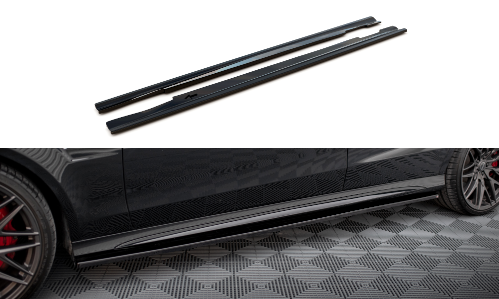 Maxton Design Mercedes E-Class AMG-Line Side Skirt Extensions - Gloss (Facelift W212 2012-2016) 8 Maxton Design Mercedes E-Class AMG-Line Side Skirt Extensions - Gloss (Facelift W212 2012-2016) - Image 8