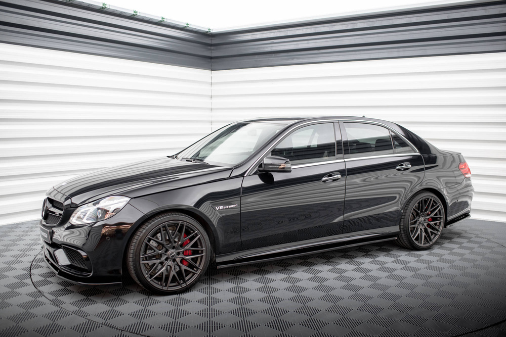 Maxton Design Mercedes E-Class AMG-Line Side Skirt Extensions - Gloss (Facelift W212 2012-2016) 5 Maxton Design Mercedes E-Class AMG-Line Side Skirt Extensions - Gloss (Facelift W212 2012-2016) - Image 5