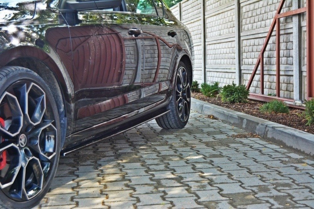 Maxton Design Skoda Octavia Mk3 VRS Side Skirt Extensions - Gloss (2016-2019) 1 Maxton Design Skoda Octavia Mk3 VRS Side Skirt Extensions - Gloss (2016-2019)