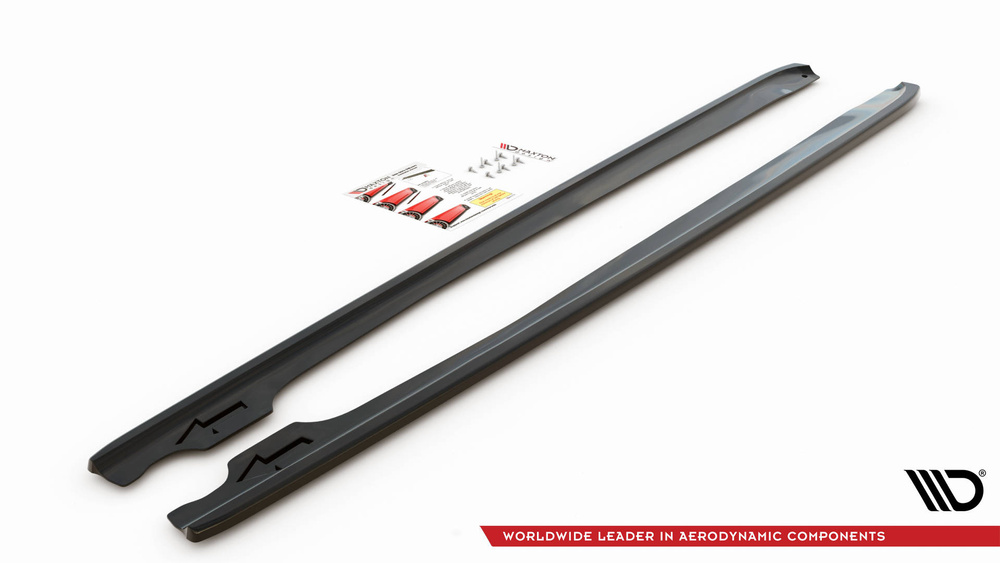 Maxton Design BMW 3 Series E46 MSport Side Skirt Extensions V.2 - Gloss (1998-2005) 4 Maxton Design BMW 3 Series E46 MSport Side Skirt Extensions V.2 - Gloss (1998-2005) - Image 4
