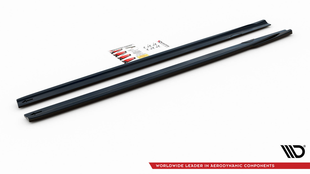 Maxton Design Mercedes A-Class AMG/AMG-Line Side Skirt Extensions V2- Gloss (W177 2018-2023) 4 Maxton Design Mercedes A-Class AMG/AMG-Line Side Skirt Extensions V2- Gloss (W177 2018-2023) - Image 4