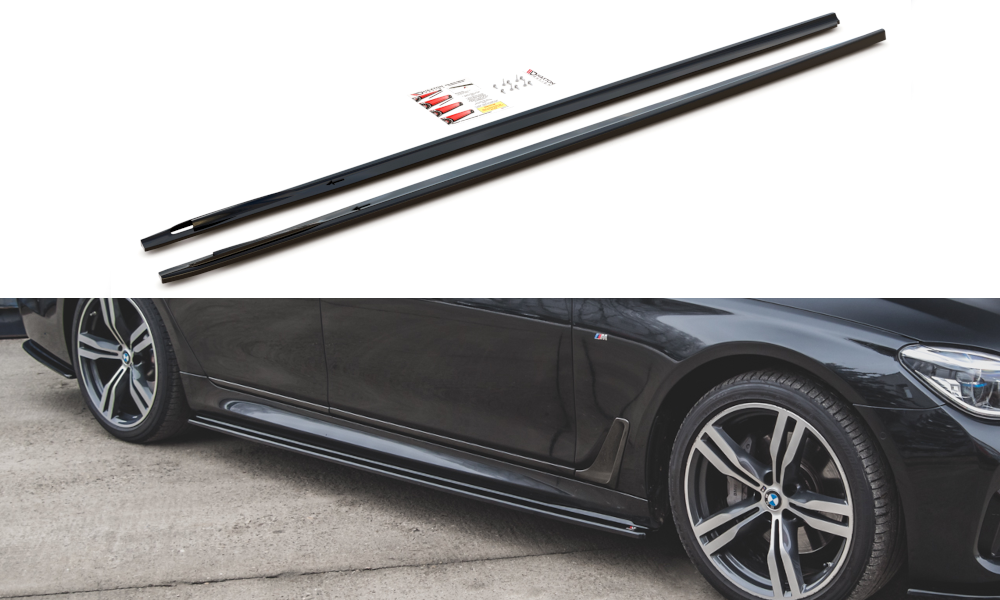 Maxton Design BMW 7 Series G11 MSport Side Skirt Extensions - Gloss (2015-2022) 6 Maxton Design BMW 7 Series G11 MSport Side Skirt Extensions - Gloss (2015-2022) - Image 6