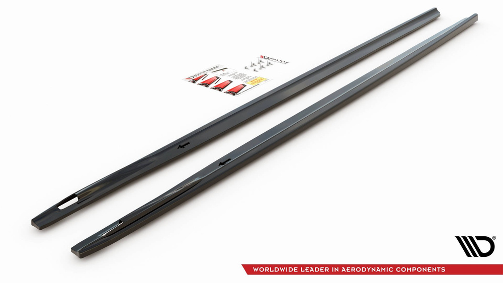 Maxton Design BMW 7 Series G11 MSport Side Skirt Extensions - Gloss (2015-2022) 3 Maxton Design BMW 7 Series G11 MSport Side Skirt Extensions - Gloss (2015-2022) - Image 3