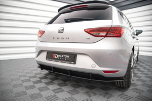 Maxton Design Seat Leon Street Pro Rear Diffuser - Gloss (Mk3 2012-2016)