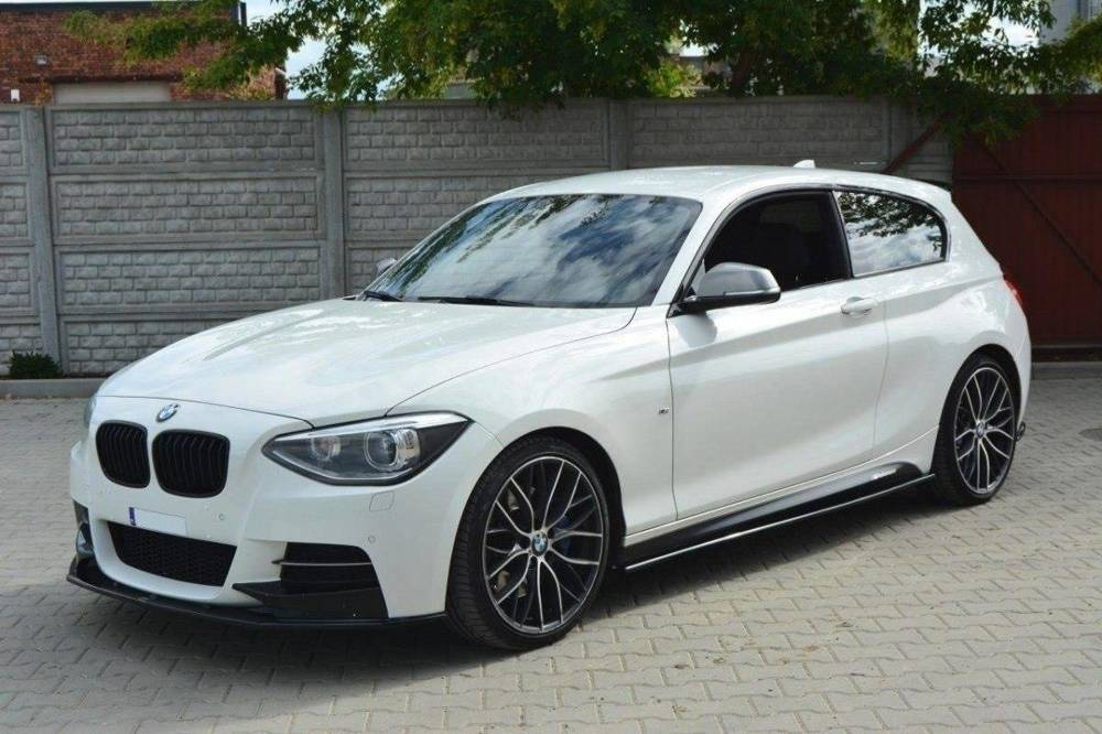Maxton Design BMW 1 Series F20 11-15 MSPORT Front Lip - Gloss Black (2011-2015) 3 eng pm front splitter bmw 1 f20 f21 m power preface 669 3
