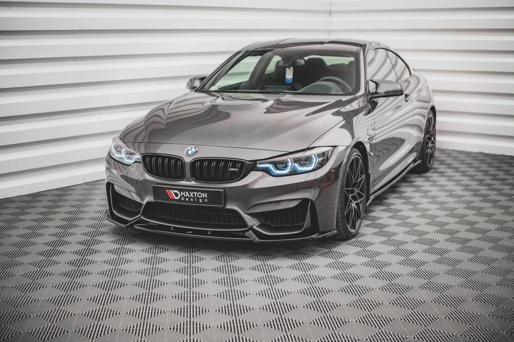 Maxton Design BMW 4-Series M4 F82 Front Lip - Gloss (2014-2021) 2 eng pm front splitter bmw m4 f82 13219 3