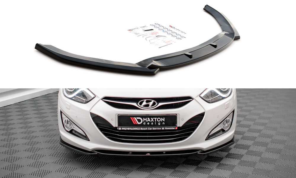 Maxton Design Hyundai i40 Front Splitter - Gloss (Mk1 2011-2014) 2 eng pm front splitter hyundai i40 mk1 15134 2