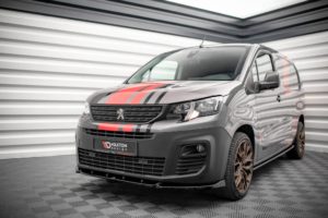Maxton Design Peugeot Partner Mk3 2018+ Front Lip - Gloss (2018+) 9 Maxton Design Peugeot Partner Mk3 2018+ Front Lip - Gloss