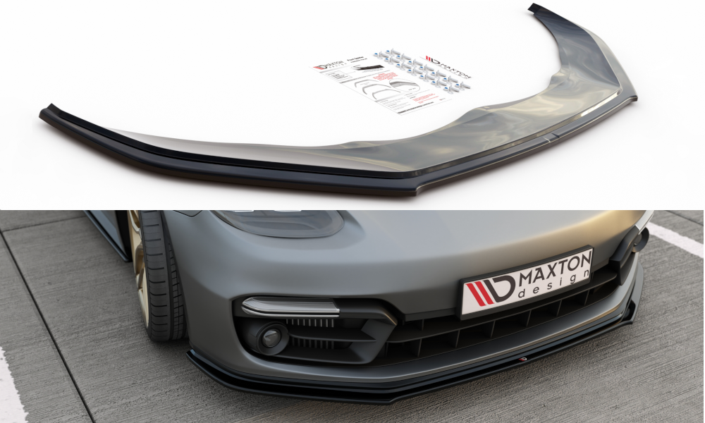 Maxton Design Porsche Panamera GTS 971 Front Splitter - Gloss (2019+) 3 eng pm front splitter porsche panamera gts 971 9804 2