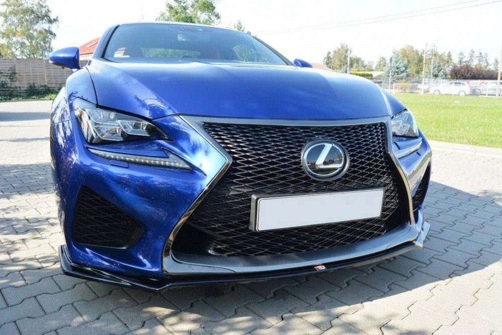 Maxton Design Lexus RC F Front Splitter V1 - Gloss (Mk1 2014-2018) 2 eng pm front splitter v 1 lexus rc f 5630 2