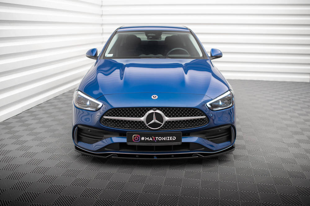 Maxton Design Mercedes C-Class AMG-Line Front Lip - Gloss (W206 2021+) 1 Maxton Design Mercedes C-Class AMG-Line Front Lip - Gloss (W206 2018-2021)