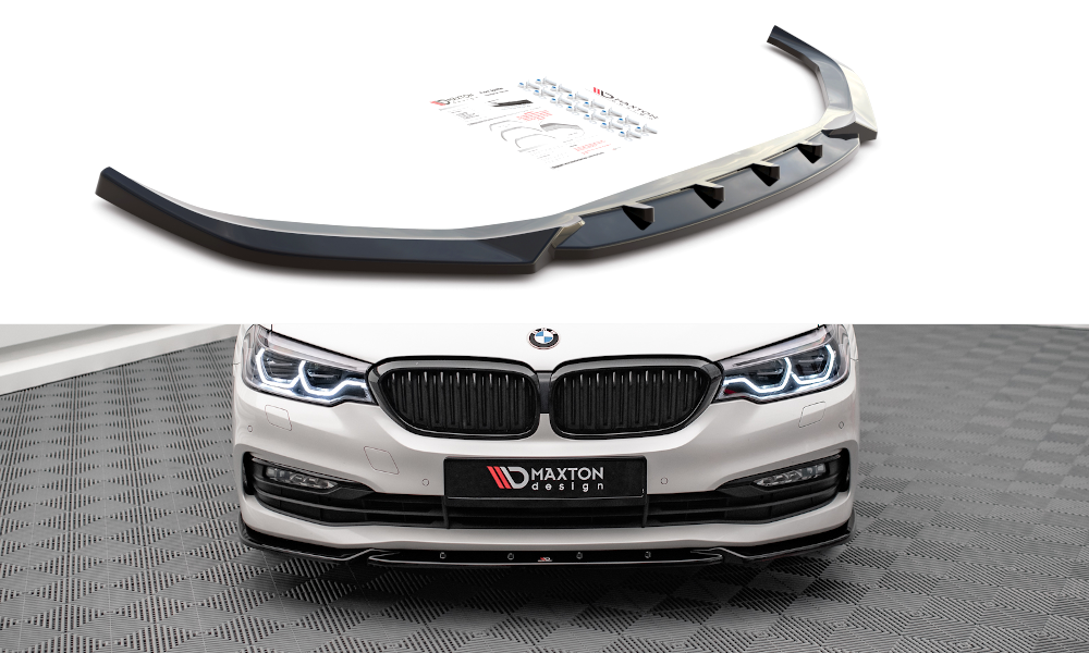 Maxton Design BMW 5 Series G30 Front Lip V2 - Gloss (2017-2020) 3 eng pm front splitter v 2 bmw 5 g30 14639 2
