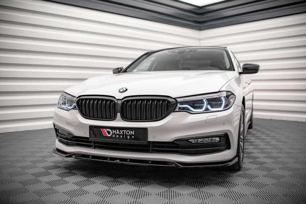 Maxton Design BMW 5 Series G30 Front Lip V2 - Gloss (2017-2020) 1 BMW 5 Series G30 Front Lip