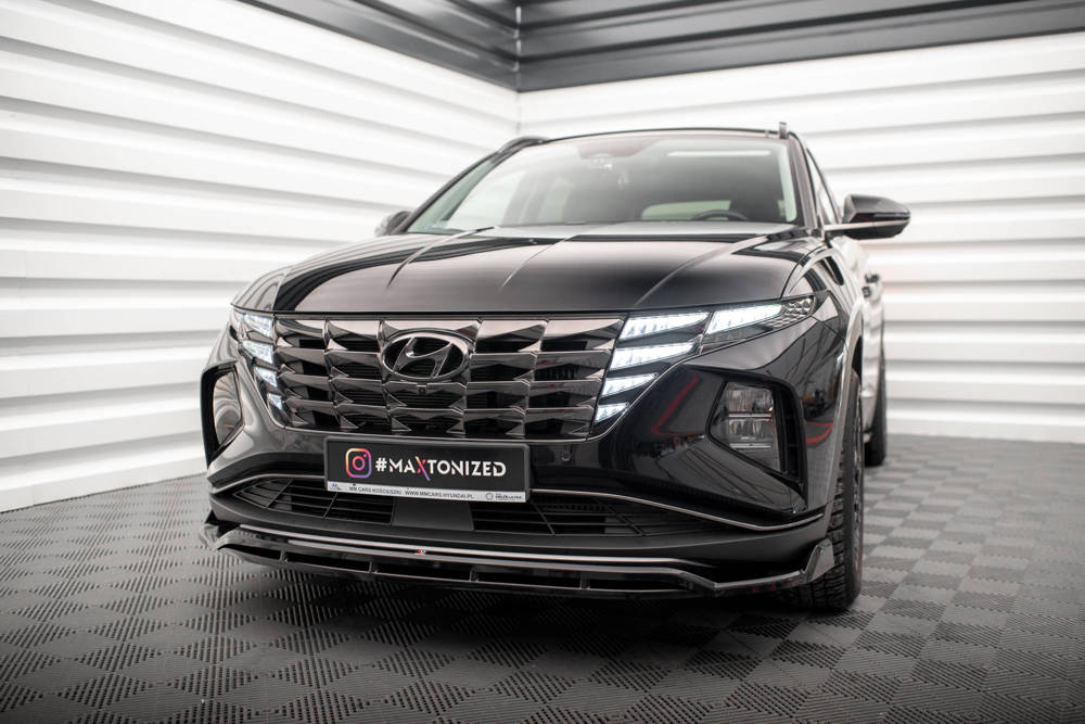 Maxton Design Hyundai Tucson Front Splitter V2 - Gloss (Mk4 2021-2024) 1 Maxton Design Hyundai Tucson Front Splitter V2 - Gloss (Mk4 2021-2024)