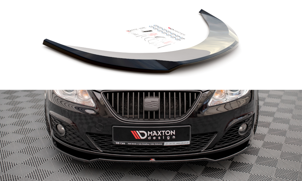 Maxton Design Seat Exeo Front Lip V2 - Gloss (2009-2013) 3 eng pm front splitter v 2 seat exeo 15114 2