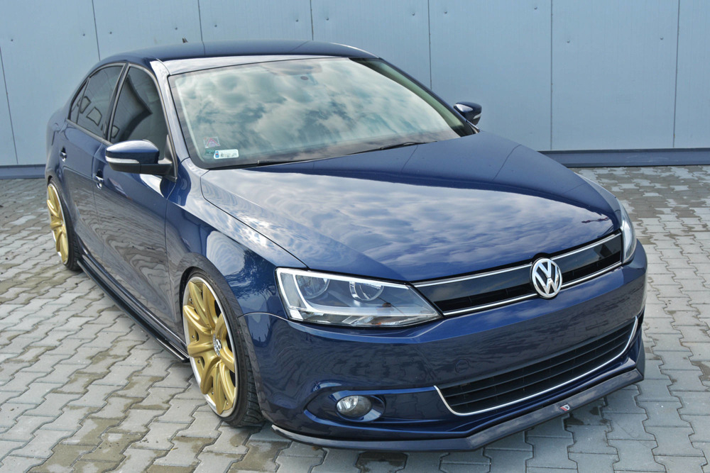 Maxton Design VW Jetta Front Lip - v2 Gloss (Mk6 2011-2014) 2 eng pm front splitter v 2 volkswagen jetta mk6 sedan preface 7365 2
