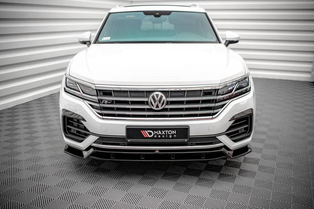 Maxton Design VW Touareg R-Line Front Splitter - Gloss (Mk3 2018-2023) 1 Maxton Design VW Touareg R-Line Front Splitter - Gloss (Mk3 2018-2023)
