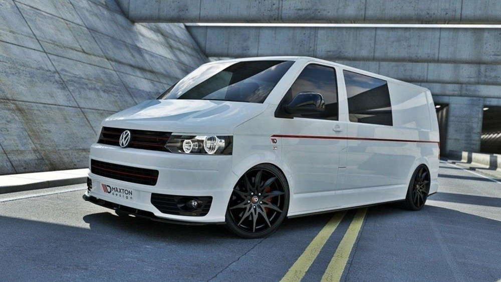 Maxton Design VW T5 Sportline Front Lip - Gloss (2003-2015) 3 eng pm front splitter vw t5 sportline 987 3