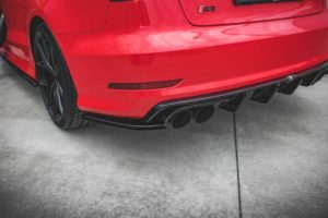 Maxton Design Audi A3 SLine Saloon Rear Spats - Gloss (8V 2013-2016) 15 Audi A3 SLine Saloon Rear Spats