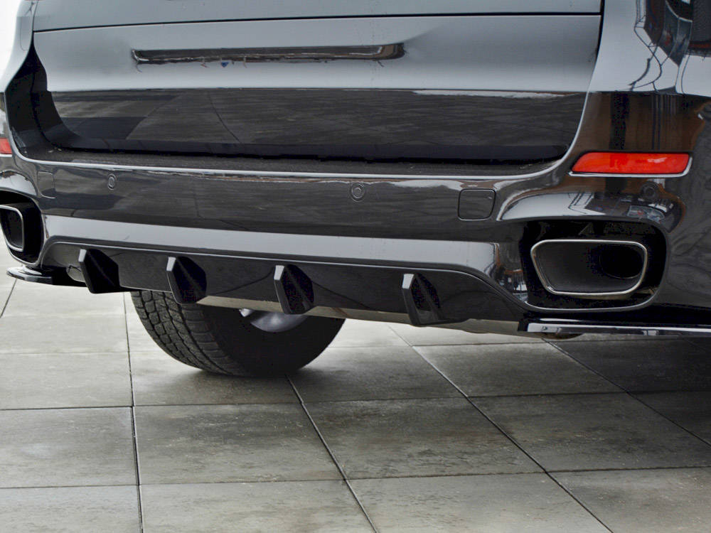 Maxton Design BMW X5 F15 Msport Rear Diffuser - GLOSS BLACK (2013-2018) 1 Maxton Design BMW X5 F15 Msport Rear Diffuser - GLOSS BLACK