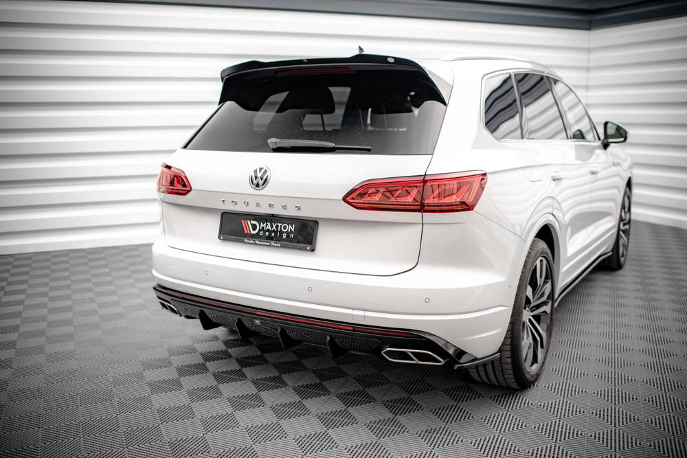 Maxton Design VW Touareg R-Line Rear Diffuser - Gloss (Mk3 2018-2023) 2 eng pm rear valance volkswagen touareg r line mk3 15484 4