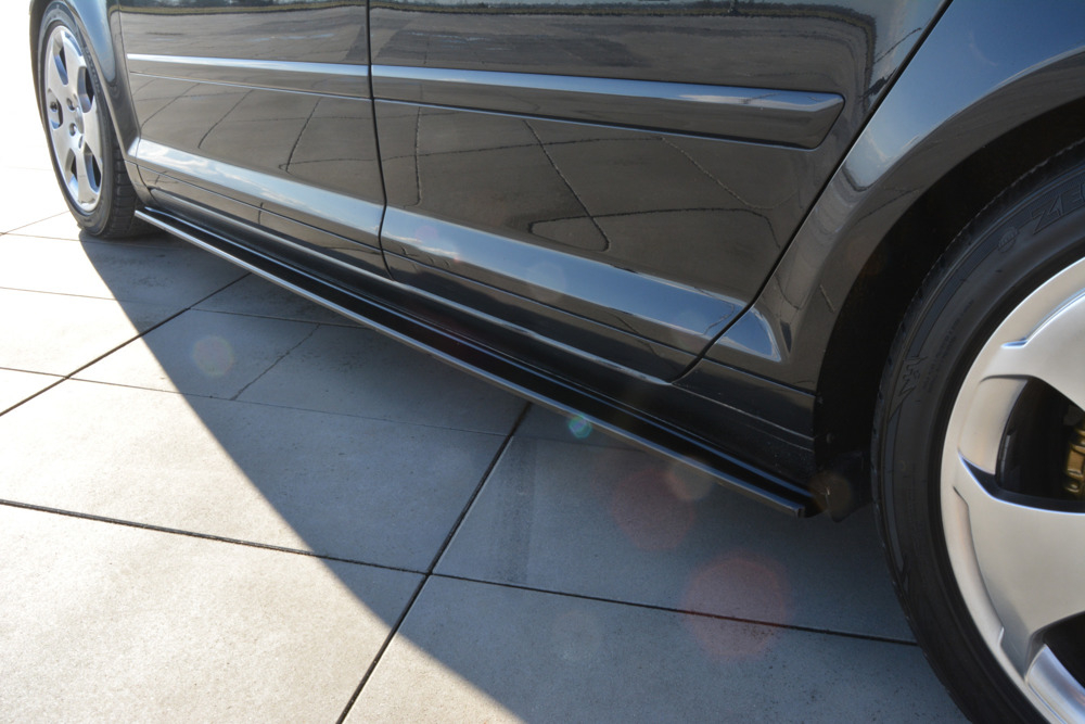 Maxton Design Audi A3 04-12 Maxton Design Side Skirt Extensions - Gloss (2004-2012) 3 eng pm side skirts diffusers audi a3 sportback mk 2 preface 6951 1