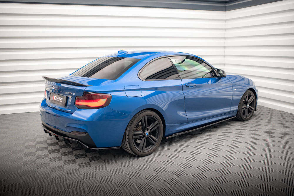 Maxton Design BMW 2-Series MSport Side Skirt Extensions - Gloss (F22 2013-2019) 2 eng pm side skirts diffusers bmw 2 m pack f22 16577 3