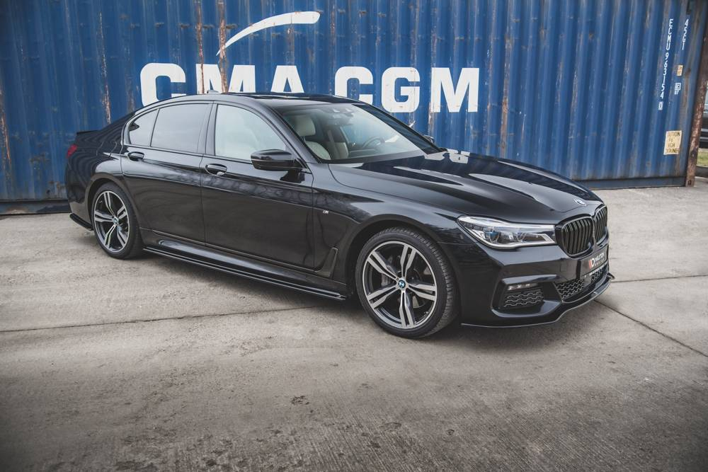 Maxton Design BMW 7 Series G11 MSport Side Skirt Extensions - Gloss (2015-2022) 1 BMW 7 Series G11 MSport Side Skirt Extensions