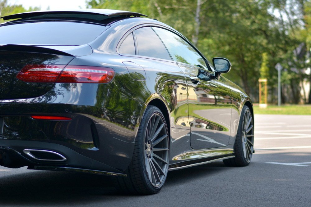 Maxton Design Mercedes E-Class AMG-Line Side Skirt Extensions Coupe - Gloss (W213 2016-2021) 2 eng pm side skirts diffusers mercedes benz e class w213 coupe c238 amg line 9058 4