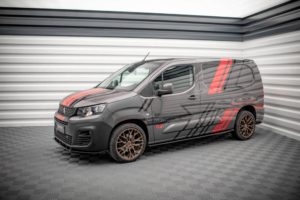 Maxton Design Peugeot Partner Side Skirts Extensions - Gloss (Mk3 2018-2023) 15 Maxton Design Peugeot Partner Side Skirts Extensions - Gloss (Mk3 2018-2023)