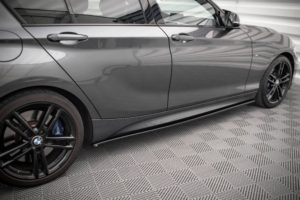 Maxton Design BMW 1 Series F20 MSport Side Skirt Extensions - Gloss (2011-2015) 7 BMW 1 Series F20 MSport Side Skirt