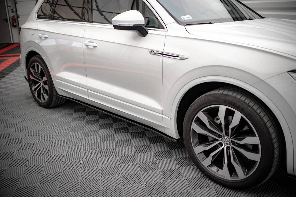 Maxton Design VW Touareg R Line Side Skirt Extension Gloss Mk3 2018 