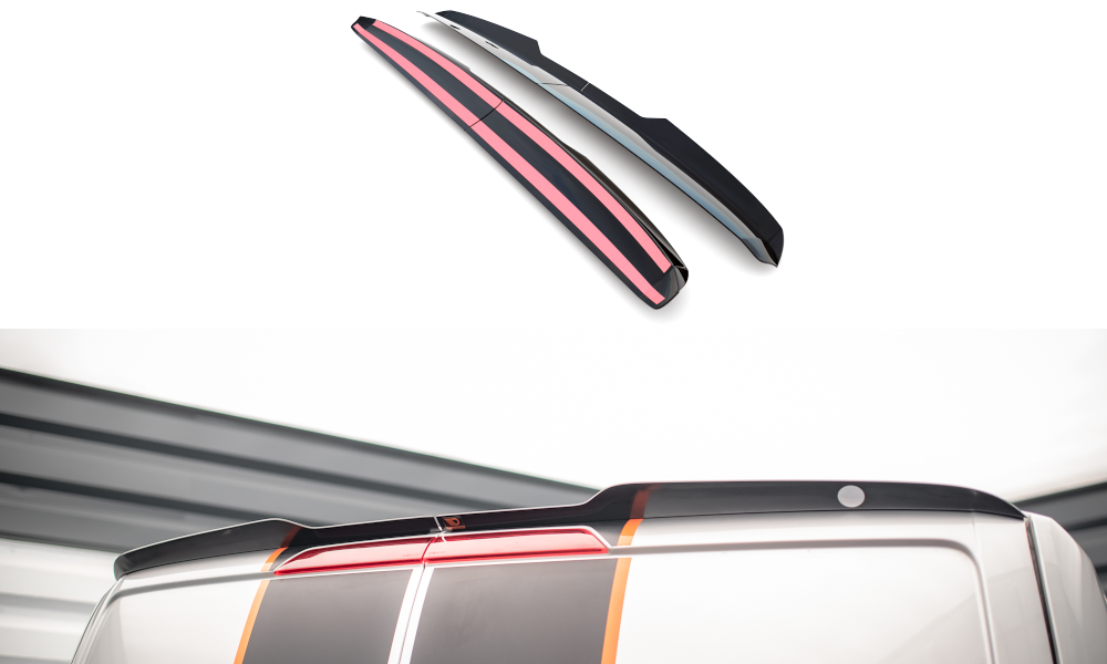 Maxton Design Ford Transit Custom Spoiler - Gloss (Mk1 Facelift 2017-2023) 3 eng pm spoiler cap ford transit custom st line mk1 facelift 16490 2