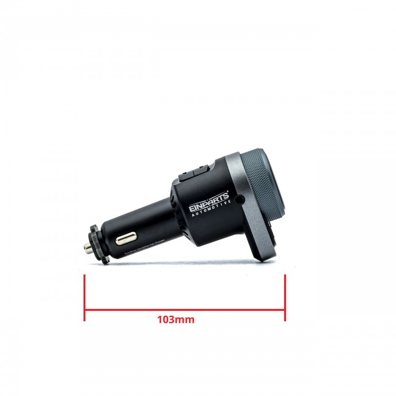 Bluetooth FM TRANSMITER PD QC 3.0 AUX 1 Bluetooth FM TRANSMITER PD QC 3.0 AUX