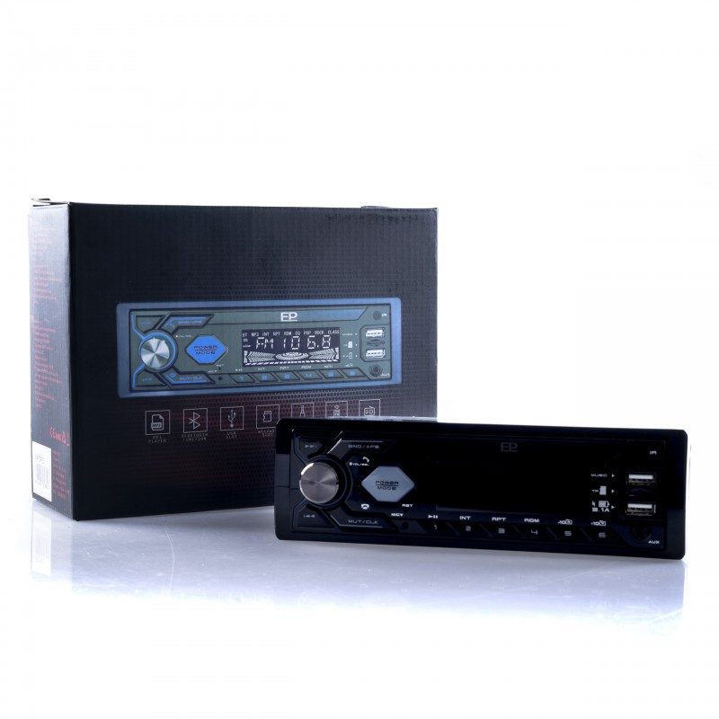EIN Single Din CAR RADIO -USB / MICRO SD / Bluetooth - BLUE LED (ENP) 2 epcr05 radio samochodowe 1 din usb micro sd bt