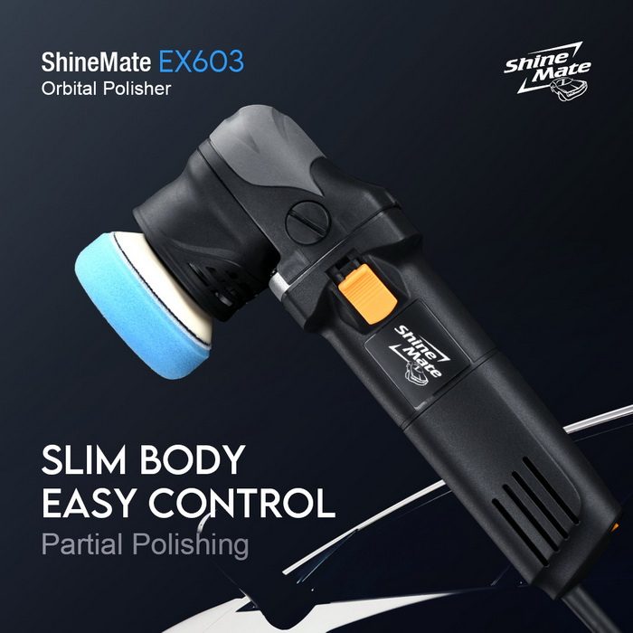 ShineMate EX603 Mini Dual Action Polisher Kit 3 ex603 4
